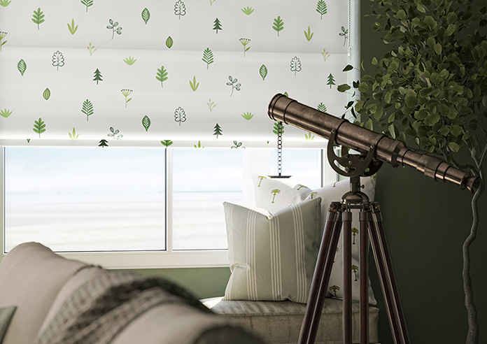 Spruced Up, Grassland - Motorised Roman Blind - Image 5